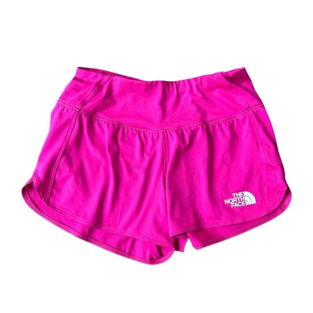 The North Face Girls Pink FlashDry Athletic Running Shorts Size Small 7/8